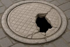 보행자 안전 위협하는 콘크리트 맨홀뚜껑, 왜 지금 교체가 시급할까?