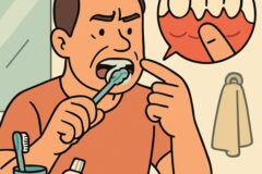 “잇몸이 자꾸 내려간다..” 치아 건강 망치는 중장년 양치질 습관의 공통점