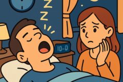 “코 골다가 숨 멎는 소리 들린다..” 취침 전 습관이 수면 무호흡 부르는 진짜 이유