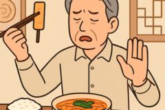 “음식 찌르지 마세요..” 60대 식사 자리에서 가장 민망해지는 젓가락 습관 1위