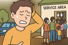 “휴게소 들어가는 순간 후회합니다..” 명절 고속도로에서 화장실 줄 안 서는 3가지 방법