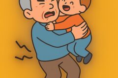 “손주 안았다 허리 나갔습니다..” 60대가 꼭 알아야 할 아이 들어올리는 법