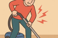 “청소기 돌릴 때 이렇게 하면 허리 망가집니다..” 50대 척추 망가뜨리는 실수 3위