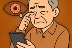“눈이 자꾸 뻑뻑합니다..” 60대 안구건조 심하게 만드는 스마트폰 습관을 매일 반복하는 진짜 이유