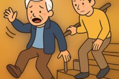 “계단만 보고 내려가면 큰일 납니다..” 60대 낙상 막는 안전한 내려가기 3가지