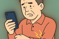“손목이 자꾸 저린다면..” 중장년이 휴대폰 볼 때 고쳐야 할 습관 1위