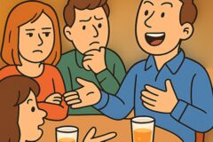 “침묵하면 더 심해집니다..” 동창회에서 자랑만 하는 친구 때문에 분위기 망칠 때 대화 돌리는 진짜 이유