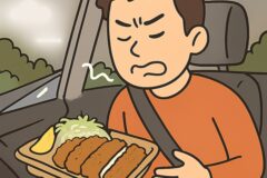 “휴게소 돈까스 사 먹었다가..” 명절 귀성길 차 안에서 절대 먹으면 안 되는 간식과 그 이유