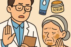 “피부과 의사가 말립니다..” 60대 피부 망가뜨리는 각질 관리법 3가지