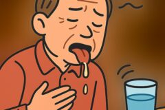 “혀가 자꾸 꼬입니다” 60대 이후 침 흘리고 사레 드는 진짜 이유
