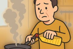 “연기 나는데 괜찮겠지..” 프라이팬 기름 두를 때 중년이 모르고 하는 실수 1위