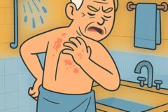 “60 넘으면 절대 이러면 안 됩니다..” 목욕 후 피부 가려움증이 심해지는 진짜 이유