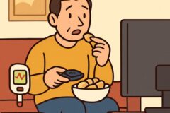 “저녁만 되면 혈당이 오릅니다..” TV 보면서 절대 하면 안 되는 습관 1위
