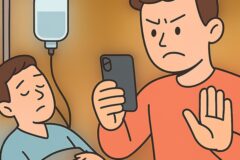 “환자한테 허락도 안 받고..” 병문안 뒤 SNS에 절대 올리면 안 되는 것 3가지