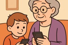 “손주가 할머니 따라 하기 시작합니다..” 조부모가 스마트폰 꺼내는 순간 관계가 달라지는 진짜 이유