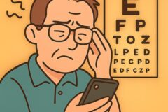 “눈이 자꾸 침침해집니다..” 50대 남자가 노안 빨리 오게 하는 진짜 이유